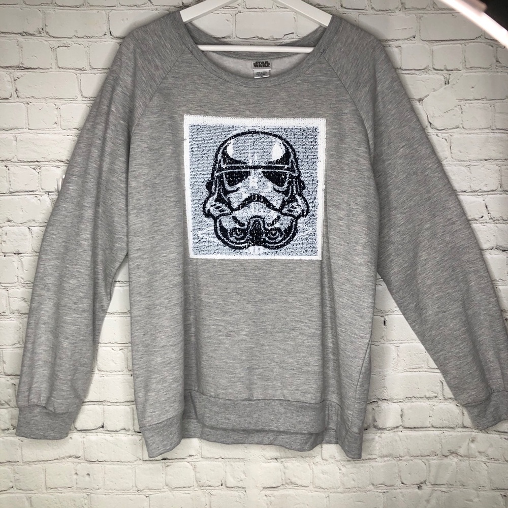 NWT Star Wars Flippable Sequin Sweatshirt